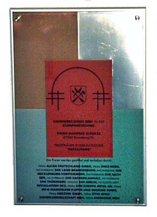 deutscher Handwerkspreis 2001